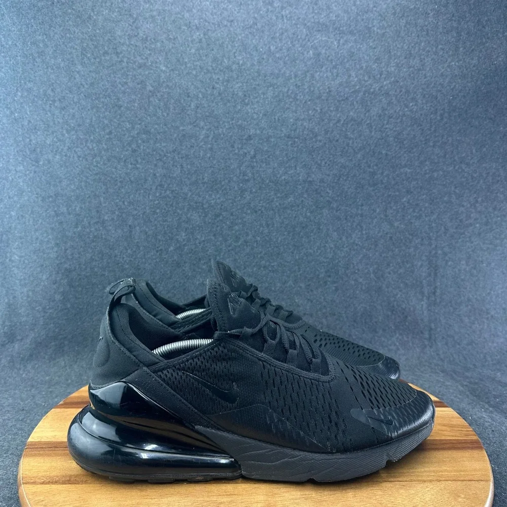 Nike Air Max 270 Triple Black Size 14 Men's Running Training Shoes AH8050-005